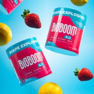 ''Creatina bigboom rosa shape explosivo"